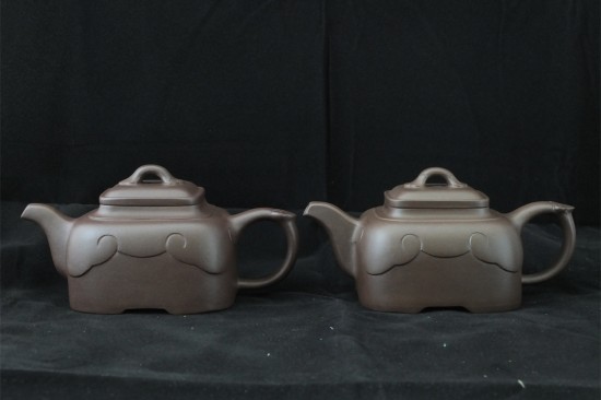 宜兴紫砂一厂-四方如意-荆溪王制-谈菊惠