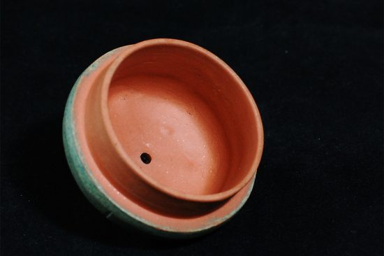 民初宜興紫砂-雙色高梅壺