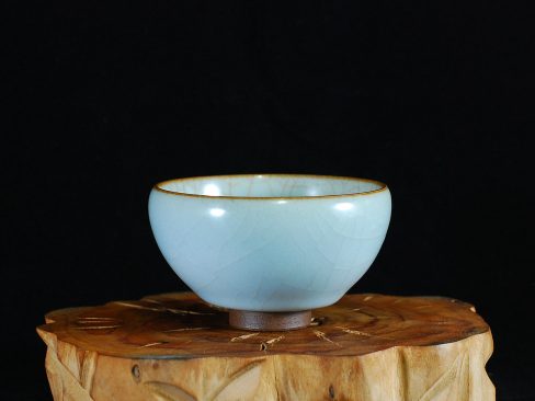 現代汝瓷-寬口杯-汝寺
