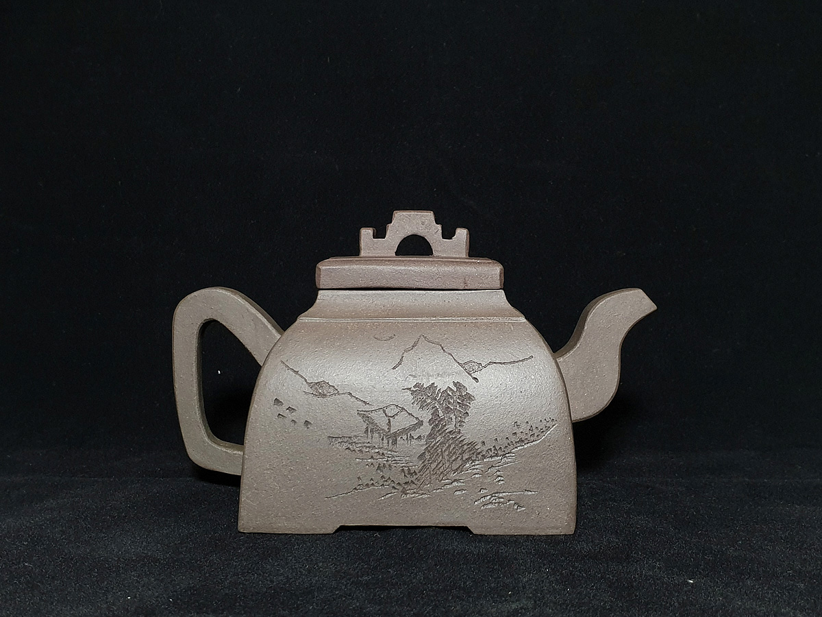 民初宜兴紫砂四方桥鼎张鸿坤