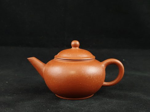 四杯紅泥水平壺-大字溪