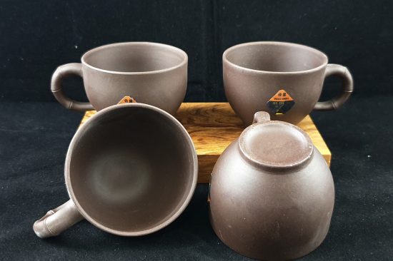 九頭紫砂茶具-竹報春