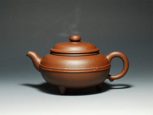 紫砂名家壺-寬月壺-李霓