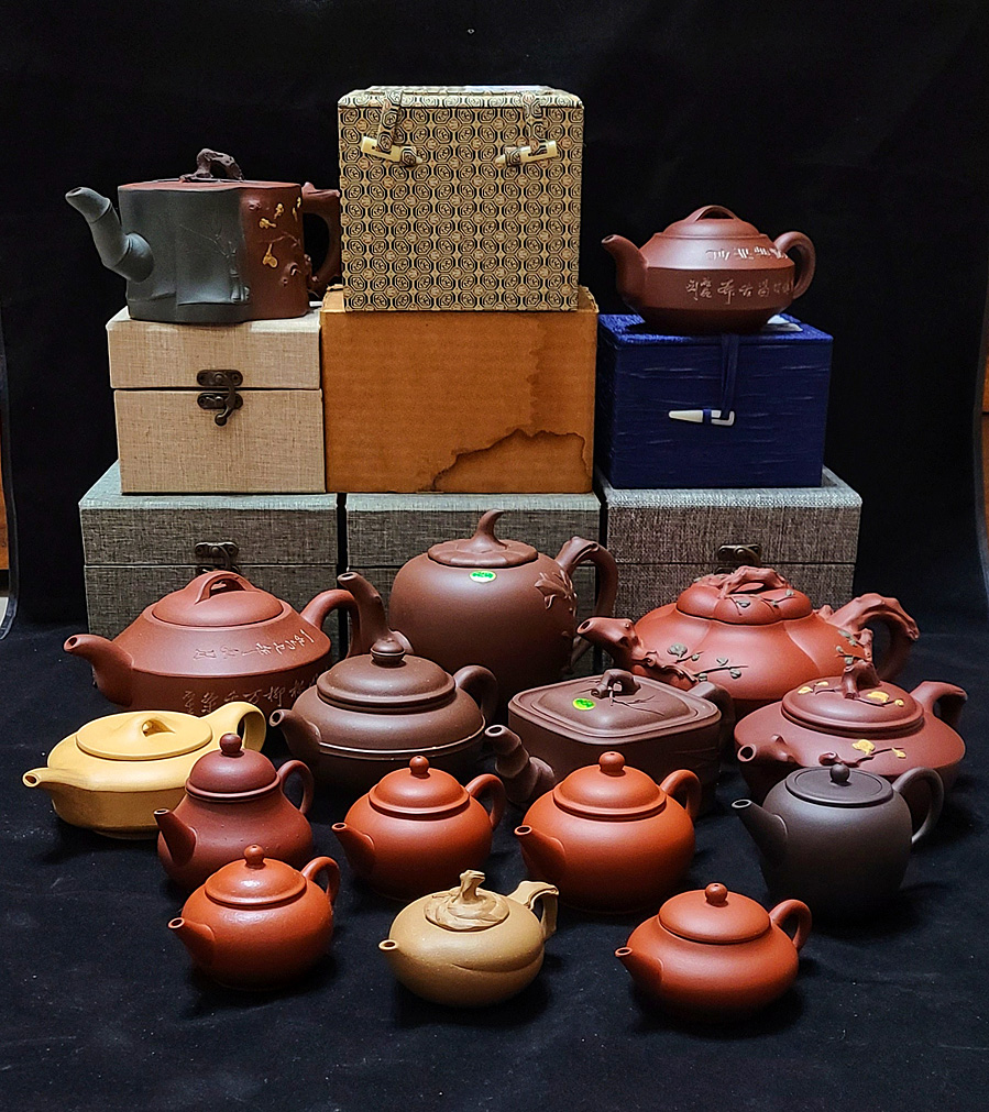 宜興紫砂茶壺 ティーポットセット 朱泥急需 中国宜興 早期壺d - 工芸品 宜興紫砂茶壺 ティーポットセット 朱泥急需 中国宜興 早期壺d - 工芸品