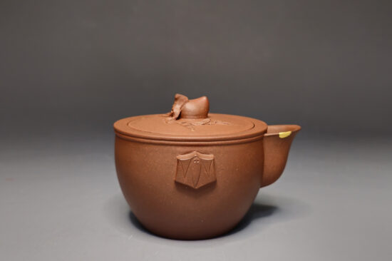 宜興紫砂一廠-桃蝠雙線茶器
